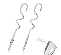 2 Ganchos para Amasar para Batidora de Mano, Ganchos para Mezclar Masa de Acero Inoxidable Ganchos para Pan Accesorios para Batidora de Mano Compatibles con KHM 5KSM KSM KSMO KSMH