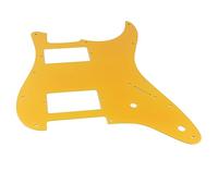 2 Golpeador de Guitarra Elctrica Humbucker, Protector de Pastilla Preinstalado, Diseo Antiaraazos, Apariencia Elegante para Proteccin Adicional (oro naranja