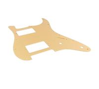 2 Golpeador de Guitarra Elctrica Humbucker, Protector de Pastilla Preinstalado, Diseo Antiaraazos, Apariencia Elegante para Proteccin Adicional (GOLD
