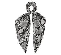 2 gomas para el pelo con nudos, lazos para el pelo, suaves anillos elásticos, coletas para el pelo, accesorios largos para el cabello para niñas y mujeres, gris C