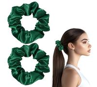 2 gomas para el pelo de seda para niñas, de seda, para mujer, accesorios para el pelo, pequeñas gomas para el pelo de seda, accesorios para el pelo, pinzas para el pelo Invisibobble Scrunchie