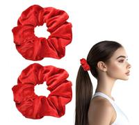 2 gomas para el pelo de seda para niñas, de seda, para mujer, accesorios para el pelo, pequeñas gomas para el pelo de seda, accesorios para el pelo, pinzas para el pelo Invisibobble Scrunchie