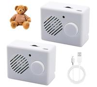 2 grabadoras de voz para animales de peluche, grabación de 360 segundos, módulo de voz para osito de peluche, grabadora de voz, juguete para grabación personalizada, módulo de sonido jugable, regalos