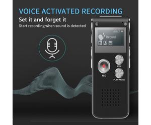 2 grabadoras digitales EVP activadas por voz para la caza de fantasmas y fenómenos paranormales