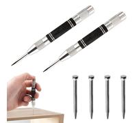 2 granos de metal, granos de plumas, granos, granos automáticos, material metálico, herramienta de grano de alto rendimiento con tensión ajustable, granos robustos con resorte para metal, vidrio