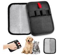 2 guantes magnéticos de pelo de doble cara para perros y gatos, guante antiestático para eliminar el pelo de animales, herramienta de cepillo para sofá, muebles, alfombra, asiento de coche