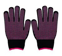 2 guantes profesionales resistentes al calor antideslizantes de silicona para peinar el cabello, bloquear el calor para rizar, planchar y rizar, adecuado para manos izquierdas y derechas