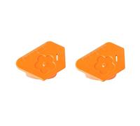 2 guías de costura magnéticas, guía poligonal multifuncional con escala, accesorios de suministros de costura universales, color naranja