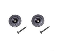 2 guías de cuerda de bajo eléctrico tornillos para afinación efectiva y gestión de cuerdas (negro)