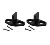 2 guías de suelo para puerta corredera duradera de granero para armario ranurado, 43 x 25 mm