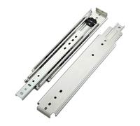 2 guías deslizantes para cajones de 45,7 - 152,4 cm - 226,8 kg, extensión completa, guía de triple pliegue, resistente a la erosión (66 cm)