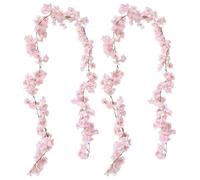 2 guirnaldas decorativas de flores de cerezo, 3,6 m de longitud total, flores de cerezo artificiales para decoración de habitaciones, bodas, fiestas, decoración del hogar, para diferentes ocasiones