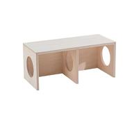 2 Habitaciones Wooden House, Hámster Hámster, Hámster House with Multiple Rooms, Wooden Hamster House, Small Animal Maze, Hamster, Hamster Living Space, Hamster Landscape Ornament