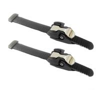 2 hebillas de patinaje en línea, longitud ajustable, hebillas de metal ideales para la mayoría de patines de velocidad (tipo A)