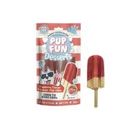 2 HELADOS snack PUP ICE Milkshake de FRESA 2 x 60g