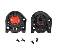 2 Herramienta Base adaptadora para Cascos de Motocicleta a Prueba de Golpes: ABS Reforzado Instalación rápida de Perfil bajo Ajuste Seguro con Visera Bloqueo sistemático