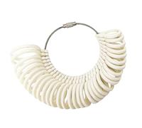 2. Herramienta de medición de dedos de estilo retro con 5 colores, medidor portátil para accesorios de joyería de viaje, accesorios de joyería, herramienta de tamaño