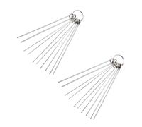 2 herramientas de limpieza de chorro de carburador, juego de limpiador de puntas de boquilla de antorcha, limpiador de puntas de soldadura para limpiar carburadores de motor, orificios de gas