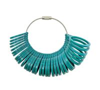 2 herramientas de medición de dedos de estilo retro con 5 colores, medidor portátil para accesorios de joyería de viaje, anillos retro, medidor de tamaño