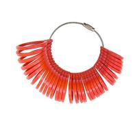 2 herramientas de medición de dedos de estilo retro con 5 colores, medidor portátil para accesorios de joyería de viaje, anillos retro, medidor de tamaño