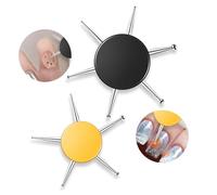 2 herramientas de punteo para uñas con diseño de diamantes de imitación, lápiz de manicura, accesorio de diseño de uñas, para patrón de pausa