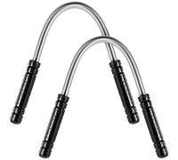 2 Herramientas de Roscado Depilador de Cara Cejas Removedor de Resorte de Vello Facial Eliminar Vello de Labio Superior, Barbilla, Mejillas y Cuello para Mujeres Niñas u Hombres, Negro