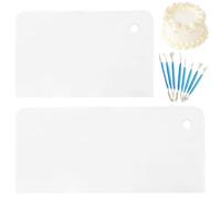 2 Herramientas Para Alisar Pasteles, 8 Piezas De Herramientas Para Tallar Pasteles, Raspador De Pasteles, Paleta Para Crema De Mantequilla, Nivelador De Cuchillos Para Pasteles