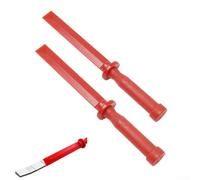 2 herramientas raspadoras de peso de neumáticos para eliminación de peso de cinta equilibradora de ruedas, construcción compacta y ABS para mecánico y uso de bricolaje