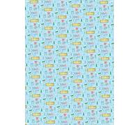 2 hojas con 2 etiquetas de papel de regalo con texto en inglés "Merry Christmas" To You Godson (PA)