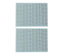 2 hojas de calcomanías de letras con purpurina, autoadhesivas, digitales, de metal, 26 letras, decoración A-Z