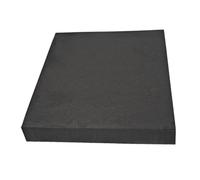 2 hojas de espuma EVA for cosplay, papel de esponja blanco y negro de 45 grados, materiales for manualidades de bricolaje, accesorios de costura, 100 x 35 cm(Black,10mm)