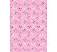 2 hojas de papel de regalo para mujer de 60 años, 2 etiquetas, 60 cumpleaños, para celebrar la hooray, color rosa