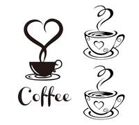 2 Hojas De Pegatinas De Pared De Café, Pegatinas De Arte De Pared, Pegatinas De Decoración De Pared Diy, Pegatinas De Pared De Cafetería De Cocina, Pegatinas De Decoración Del Hogar