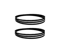 2 hojas de sierra cinta 1712, 9,5 x 0,35 mm, 6 dientes por pulgada, for Metabo Charnwood Draper, corte madera y metal(6 TPI)