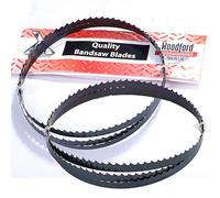 2 hojas de sierra de banda de 1575 mm x 6,5 mm x 6TPI dientes de tierra, paquete de 2 hojas de sierra de cinta fabricadas por Xcalibur Tooling
