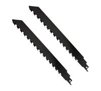 2 hojas de sierra sable para piedra de 240 mm, metal duro, sierra de sable, sierra de piedra para hormigón celular, adecuada para ladrillo, hormigón, compatible con Einhell, Bosch, Dewalt, etc