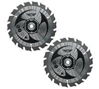 2 hojas de sierra TopsTools CS15018T_2 de 150mm 18T 10mm de diámetro TCT CSB150A1 compatibles con Ryobi ONE Plus RWSL1801 18V R18CSP-0