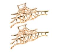 2 horquillas de metal Spiderweb para mujer, pinzas decorativas para el pelo en diseño elegante para peinados diarios y ocasiones especiales, duraderas