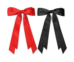 2 horquillas delicadas para el pelo con lazo de moda que añaden encanto a tu peinado, adecuadas para varias ocasiones