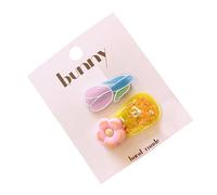 2 horquillas multifuncionales para el pelo con diseño de flores para niñas, suaves en los pasadores para el pelo con decoración brillante para niños, accesorios para el cabello de flores para niños