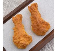 2 horquillas para el pelo con forma de comida simulada divertida de 2.6 pulgadas, lindas horquillas antideslizantes para mujeres y niñas, accesorios para el cabello, estilo A