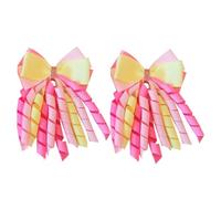 2 horquillas para el pelo para bebés con lazo dulce para el día a día, accesorios para el cabello de moda