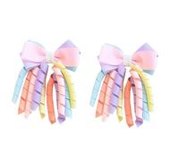 2 horquillas para el pelo para bebés con lazo dulce para el día a día, accesorios para el cabello de moda