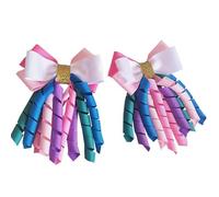 2 horquillas para el pelo para bebés con lazo dulce para el día a día, accesorios para el cabello de moda