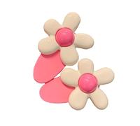 2 horquillas para el pelo para chicas calientes que toman fotos con flores, horquillas para el pelo para coleta de caballo para adolescentes y niñas, accesorios para el cabello, horquilla acrílica