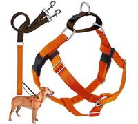 2 Hounds Design Freedom Arnés para Perro sin tirones con Correa, Grande, 1 Pulgada de Ancho, óxido
