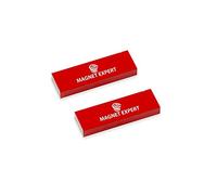 2 Imanes de Barra Rectangulares de Alnico Para Ciencia, Educación, Experimentos, Estudiantes Y Maestros - 12.5mm x 5mm x 40mm - 0.6kg