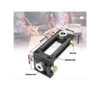 2 in 1 Adjustable Woodworking Drill Positioner Punch Tool, Woodworking hole punch set, Adjustable Woodworking Drill with 6/8/10/12/15mm Drill sleeves