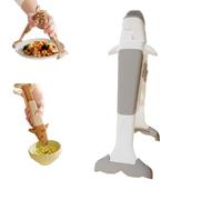 2-in-1 Anti-Scalding Hot Bowl Plate Gripper Clips,Multi-Purpose Heatproof Dish Gripping Clamps,Non-Slip Kitchen Grabber Tool for Air Fryer Microwave Cooking (Gray)