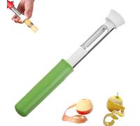 2 In 1 Apple Corer And Peeler, Apple Peeler Corer Slicer All In One, Multifunction Stainless Steel Fruit Tool, For Bell Peppers, Apples, Pears (Green)